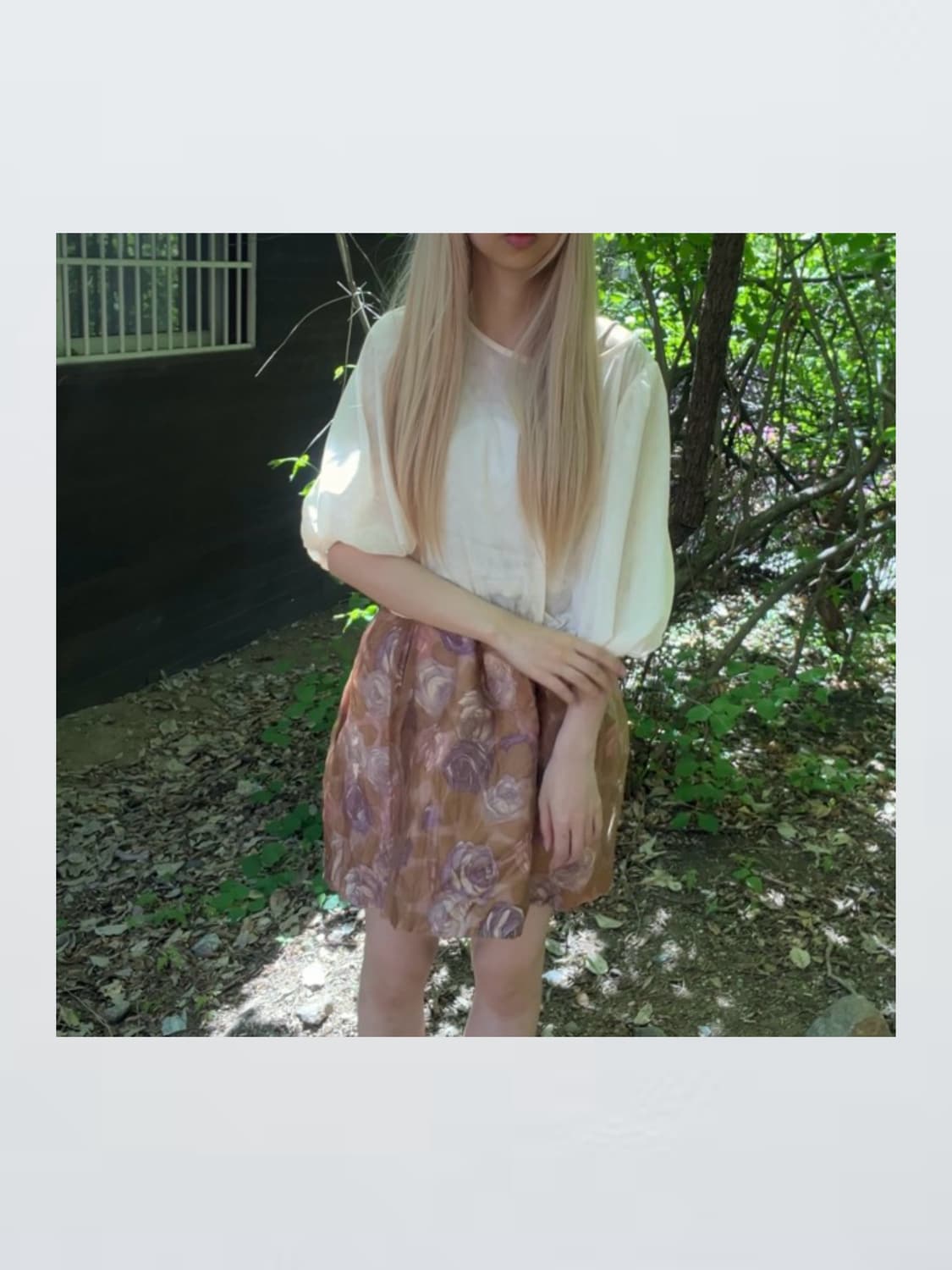 Vintage Rose Skirt 빈티지 로즈 스커트 상품이미지3