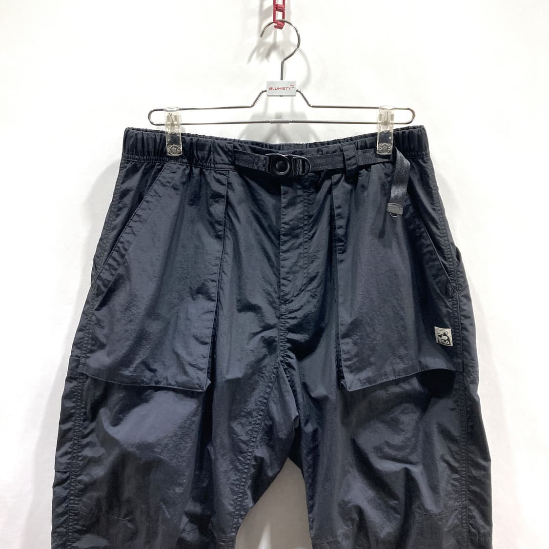 휠라 남성나일론밴딩팬츠 최상 블랙 XL  상품이미지2