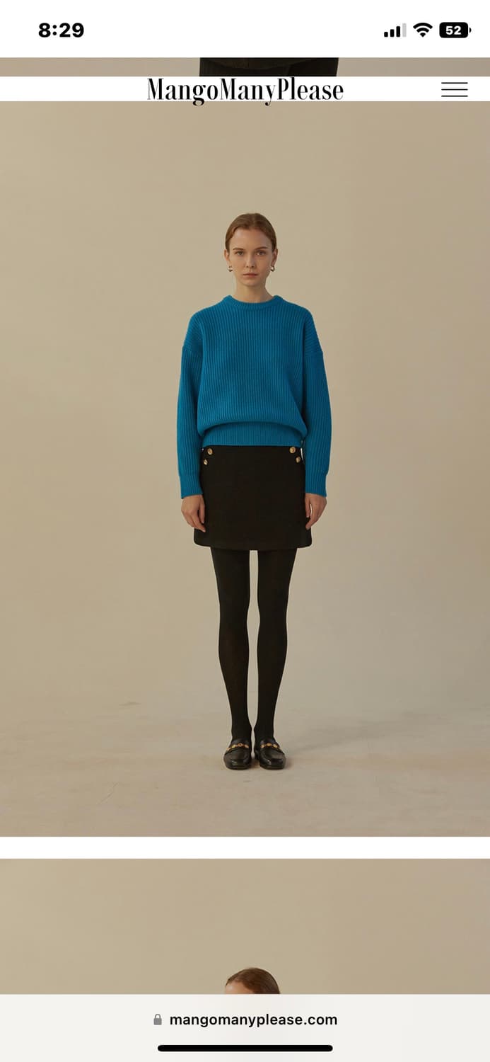 망고매니플리즈 RENNE CASHMERE KNIT 상품이미지1