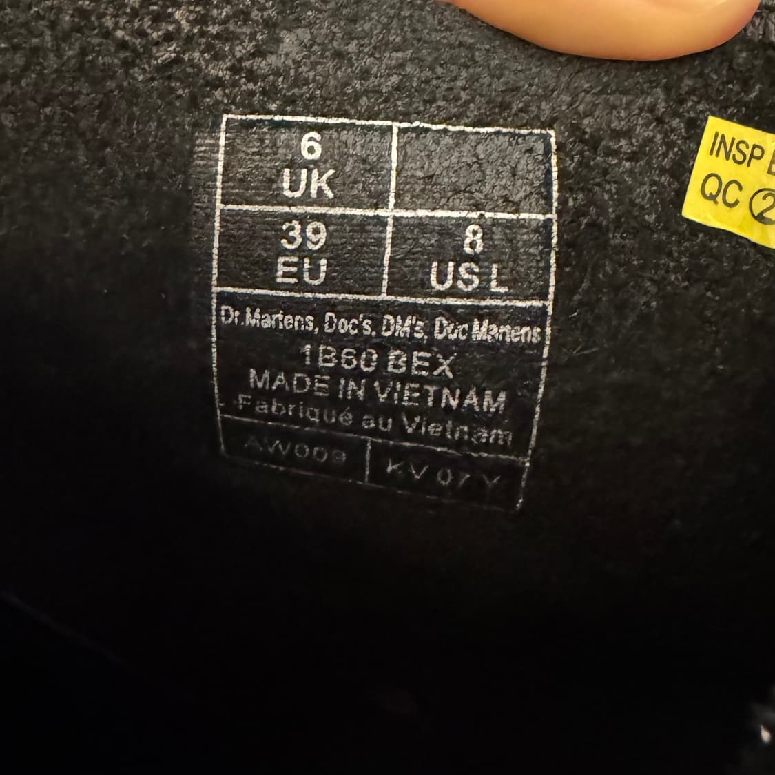 Dr. Martens 닥터마틴 1B60 Bex 벡스 20홀 롱부츠 250 상품이미지3
