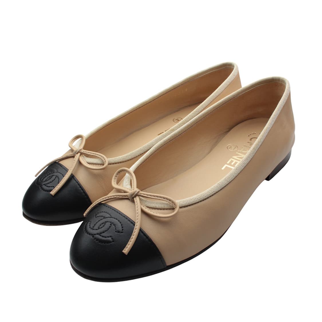 샤넬 투톤 플랫 슈즈 ( 36 1/2 C ) 상품이미지1