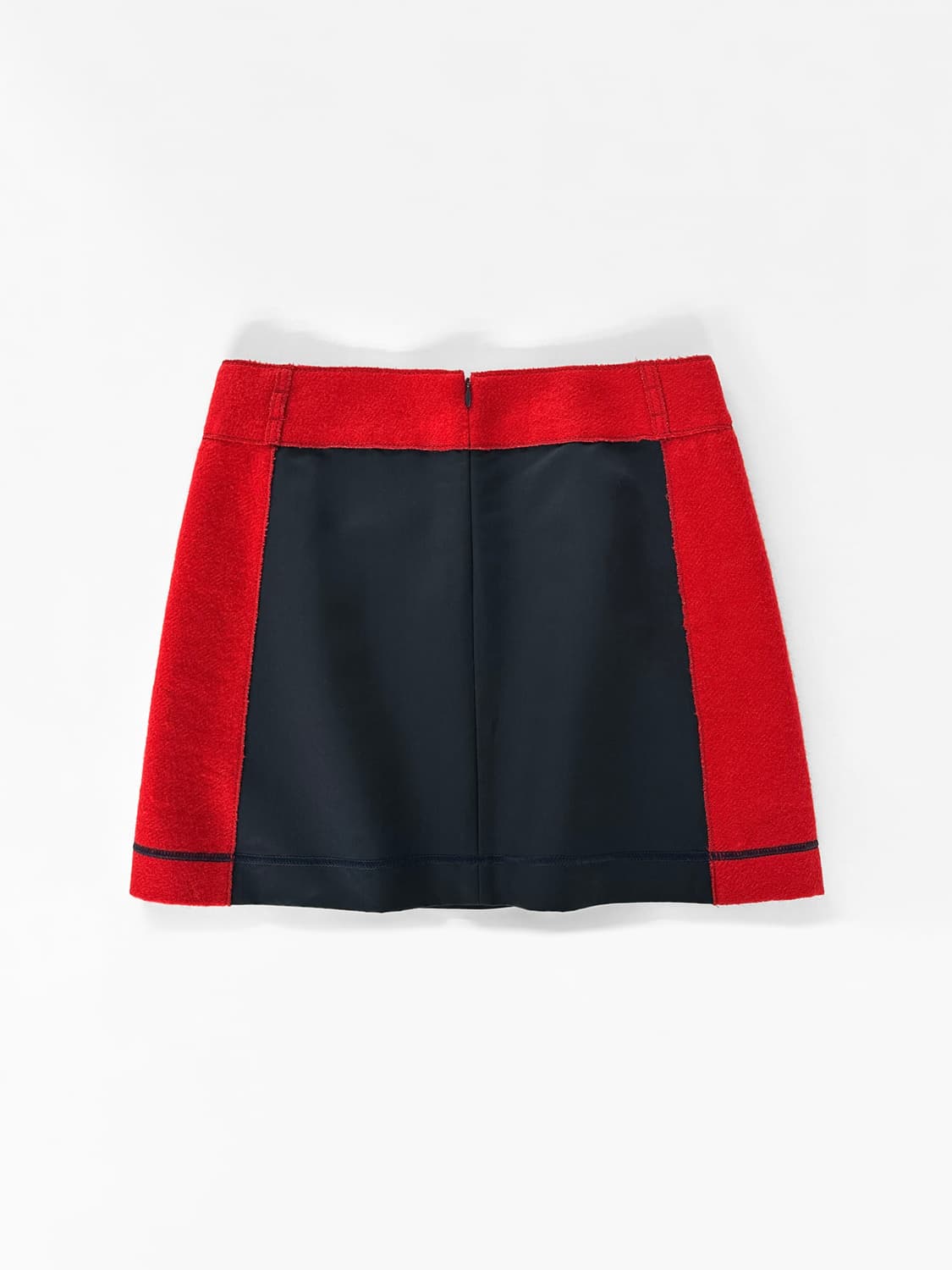 00s 미우 미우 울 모헤어 패널 미니 스커트 상품이미지3