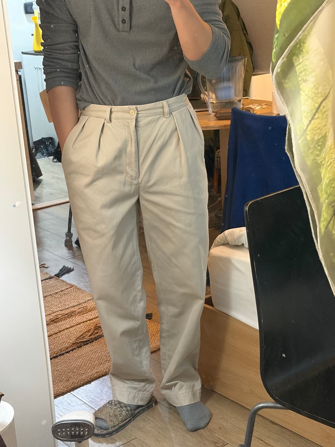 폴로 랄프 로렌 앤드류 치노 팬츠 아이보리 31/30 상품이미지9