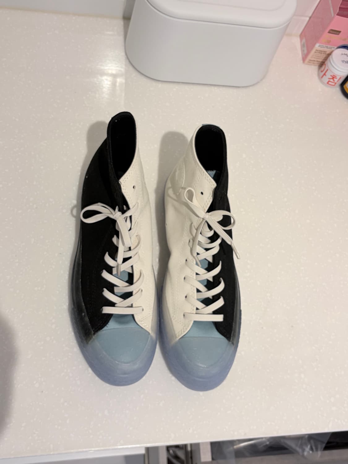 컨버스 척 70 하이 블랙/화이트 260 미착용 상품이미지2