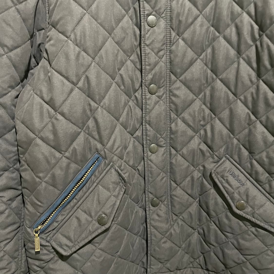 바버 퀼팅자켓 블랙 상품이미지4