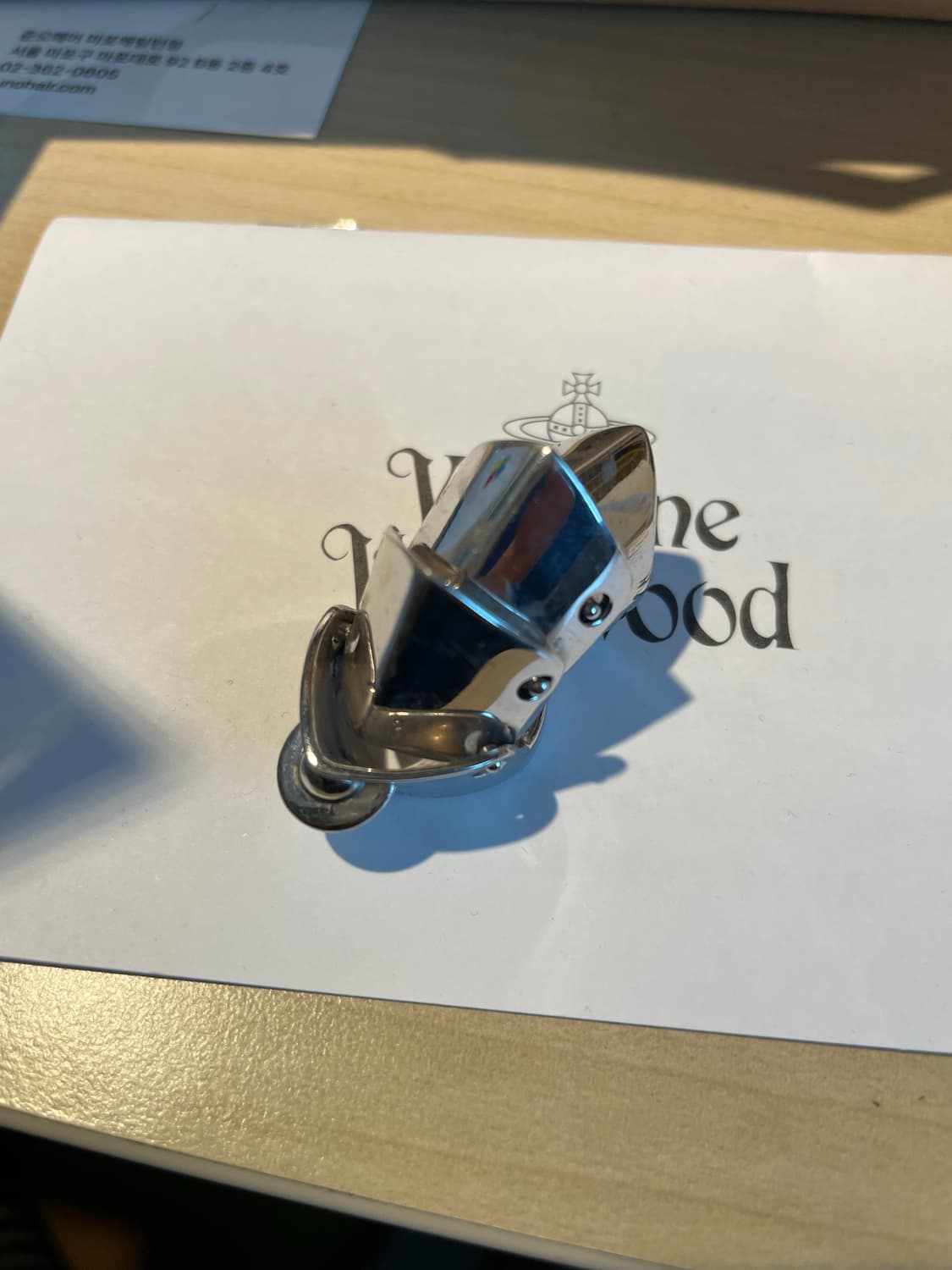 일본구매)비비안웨스트우드 아머링 xs사이즈 상품이미지1