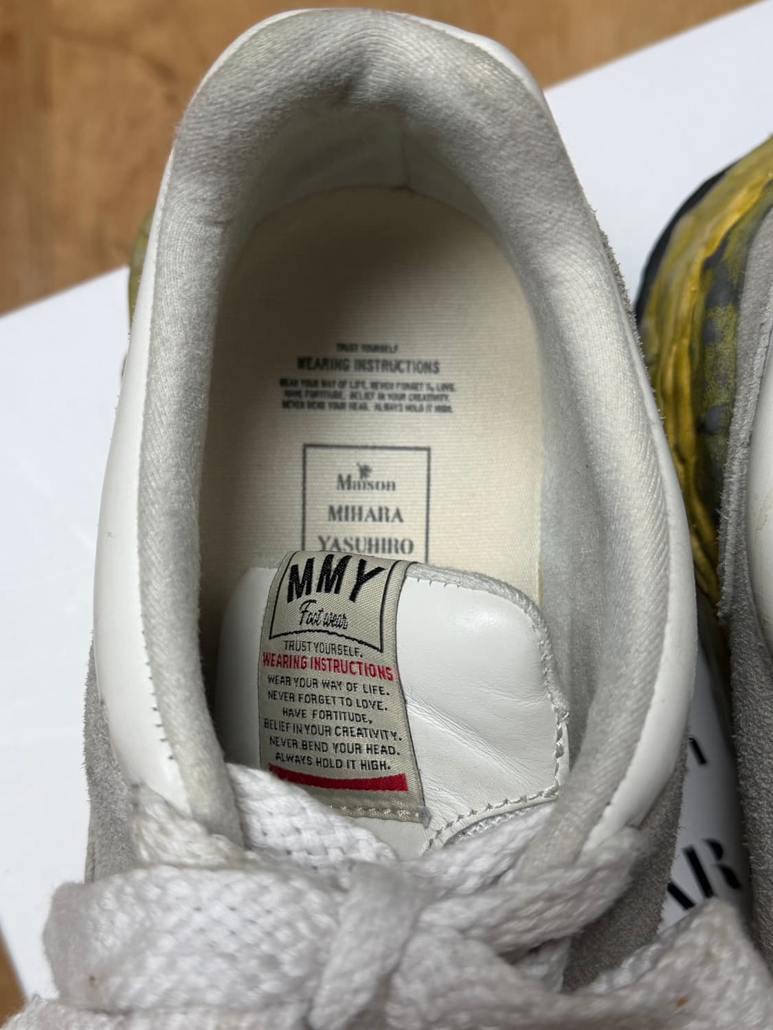 미하라야스히로 조지 OG솔 패널 스니커즈 상품이미지7