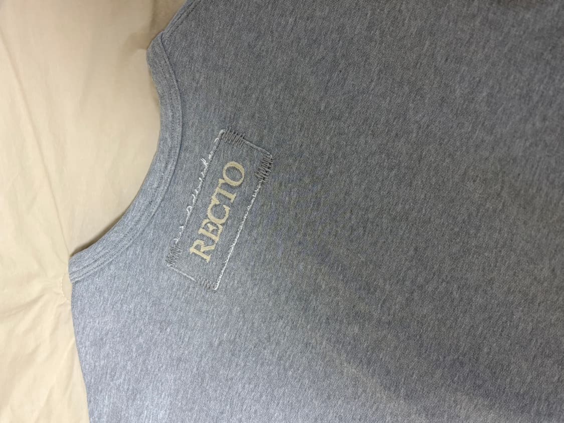 렉토 맨투맨 멜란지그레이 상품이미지3