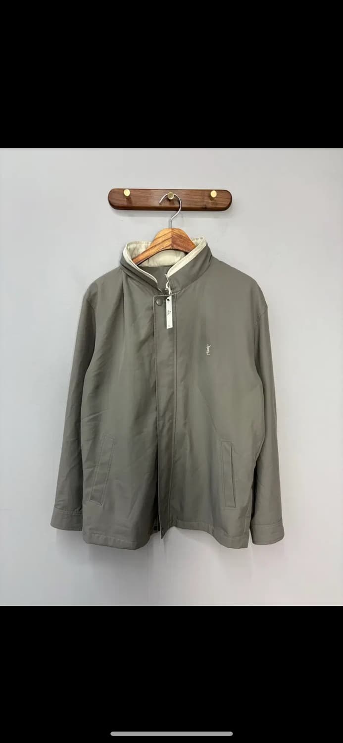 입생로랑 스몰로고 라이트카키 폴리자켓 H1465 상품이미지2