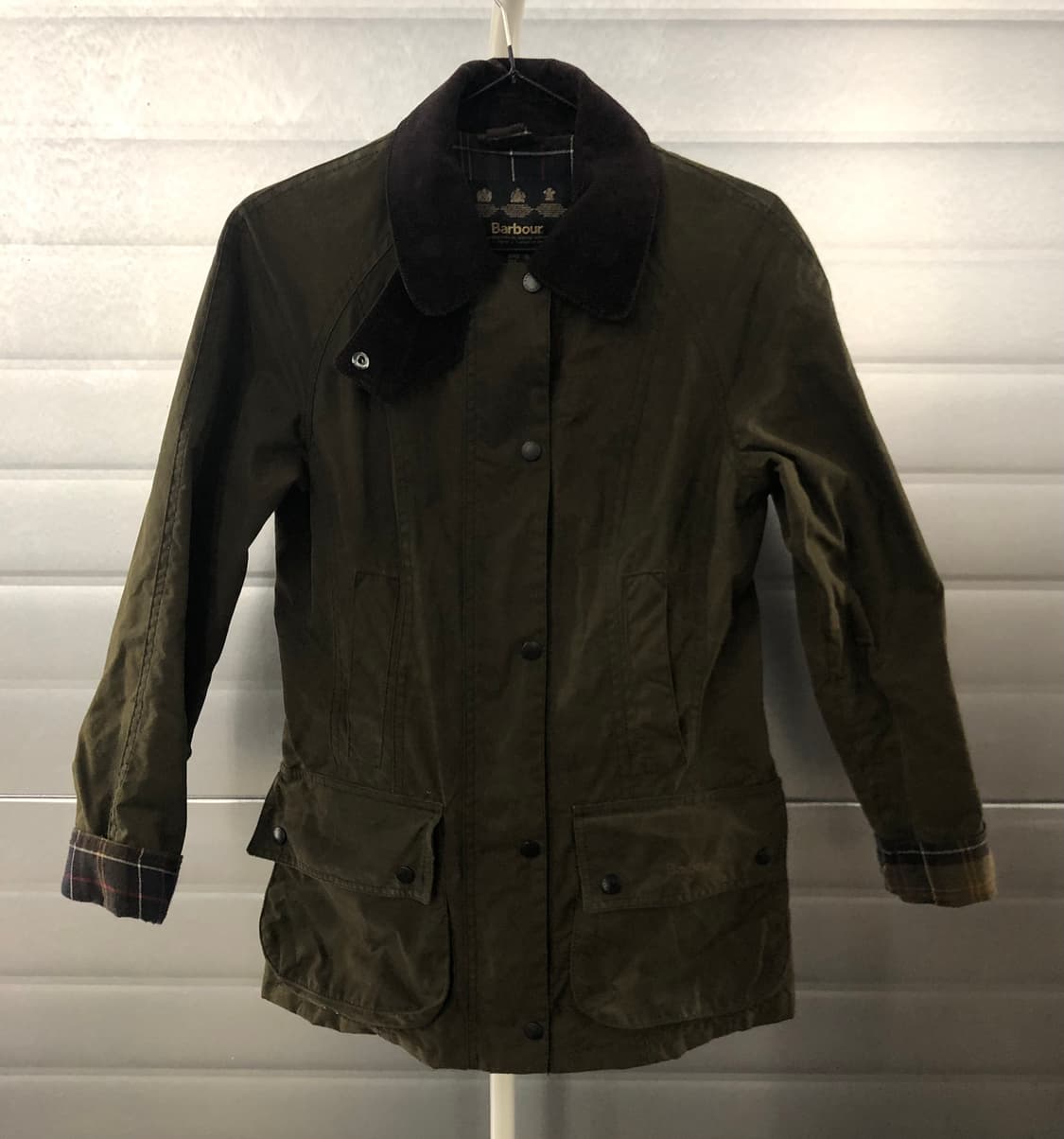 바버 클래식 왁스 자켓 UK6 상품이미지8