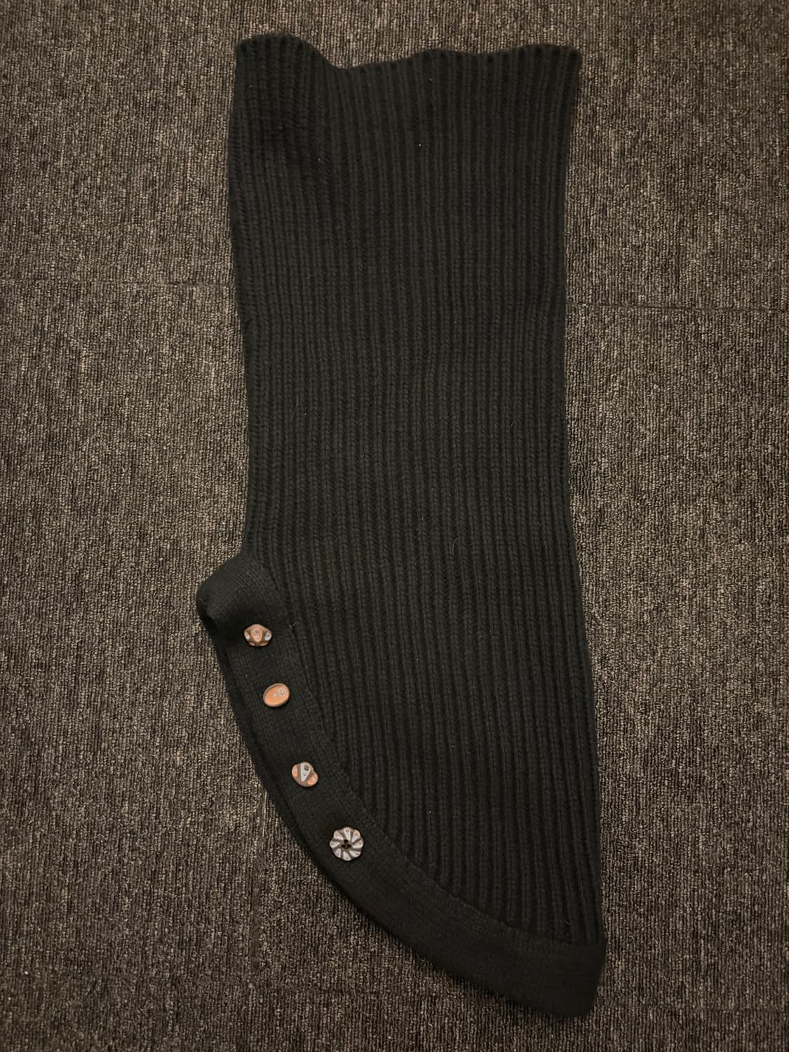 혜인서 울 스누드 블랙 상품이미지1