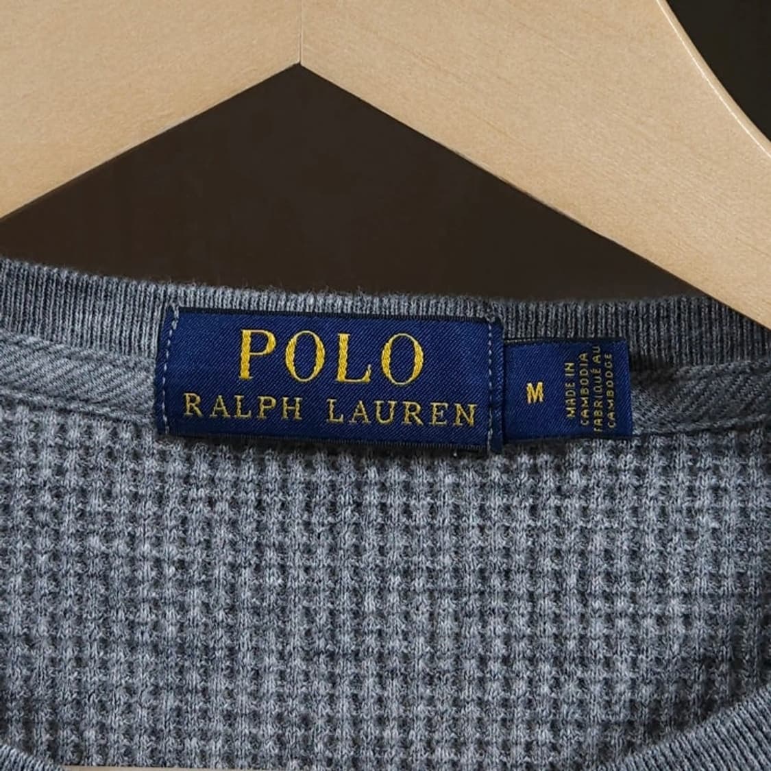 여성55 POLO 폴로 랄프로렌 여성 와플 니트 그레이 상품이미지4