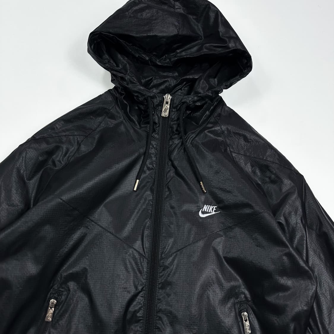 나이키 퓨추라 여성 후디 바람막이 유광 블랙 여성S 상품이미지3