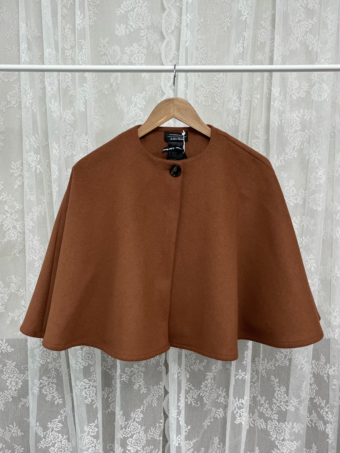 F) 새상품 앤아더스토리즈 울 블렌드 케이프 코트 상품이미지1