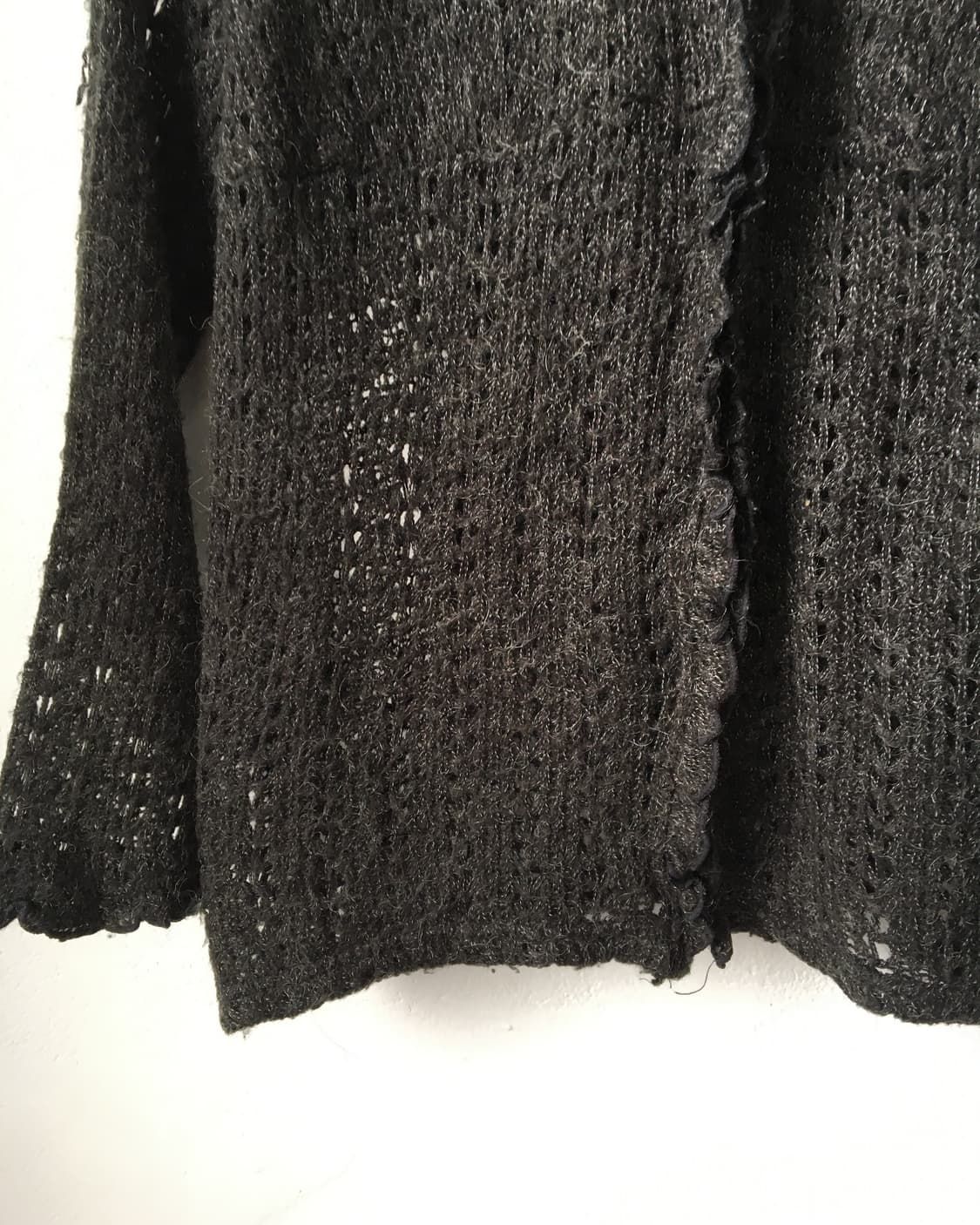 Rosa cheri woolen net knit cardigan 상품이미지4