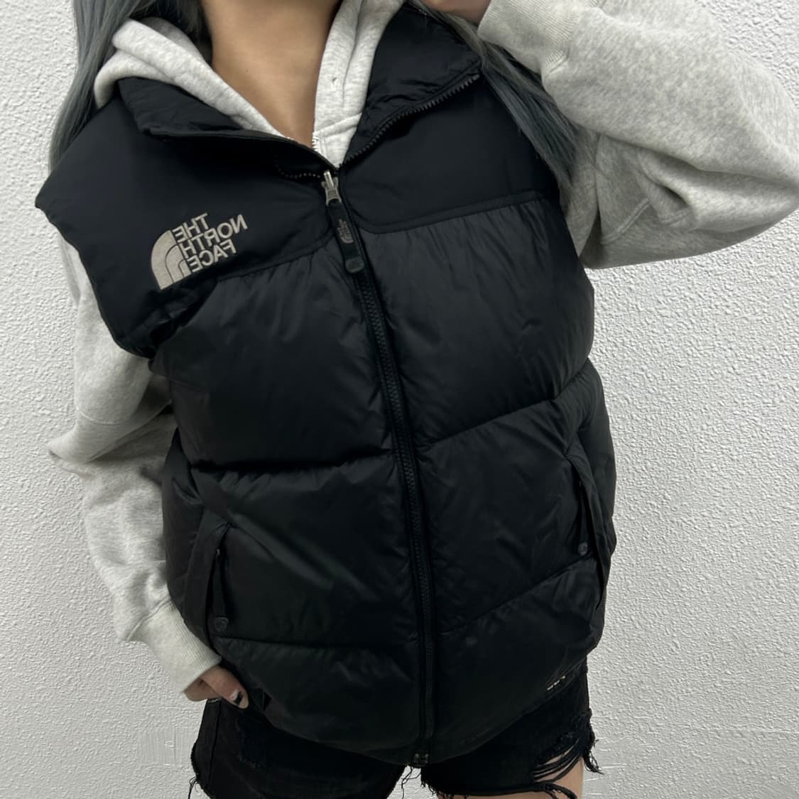 노스페이스 1996 눕시 블랙 패딩조끼 95 상품이미지1