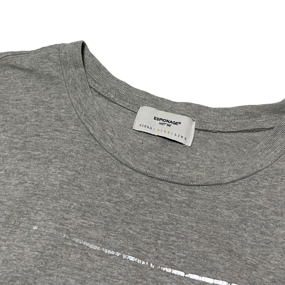 에스피오나지 그레이 반팔티 상품이미지5