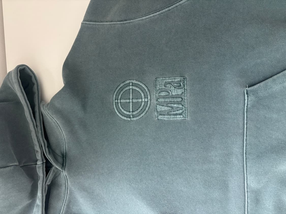 MPA 플라스틱프로덕트 다크그린 피그먼트 후디 상품이미지1