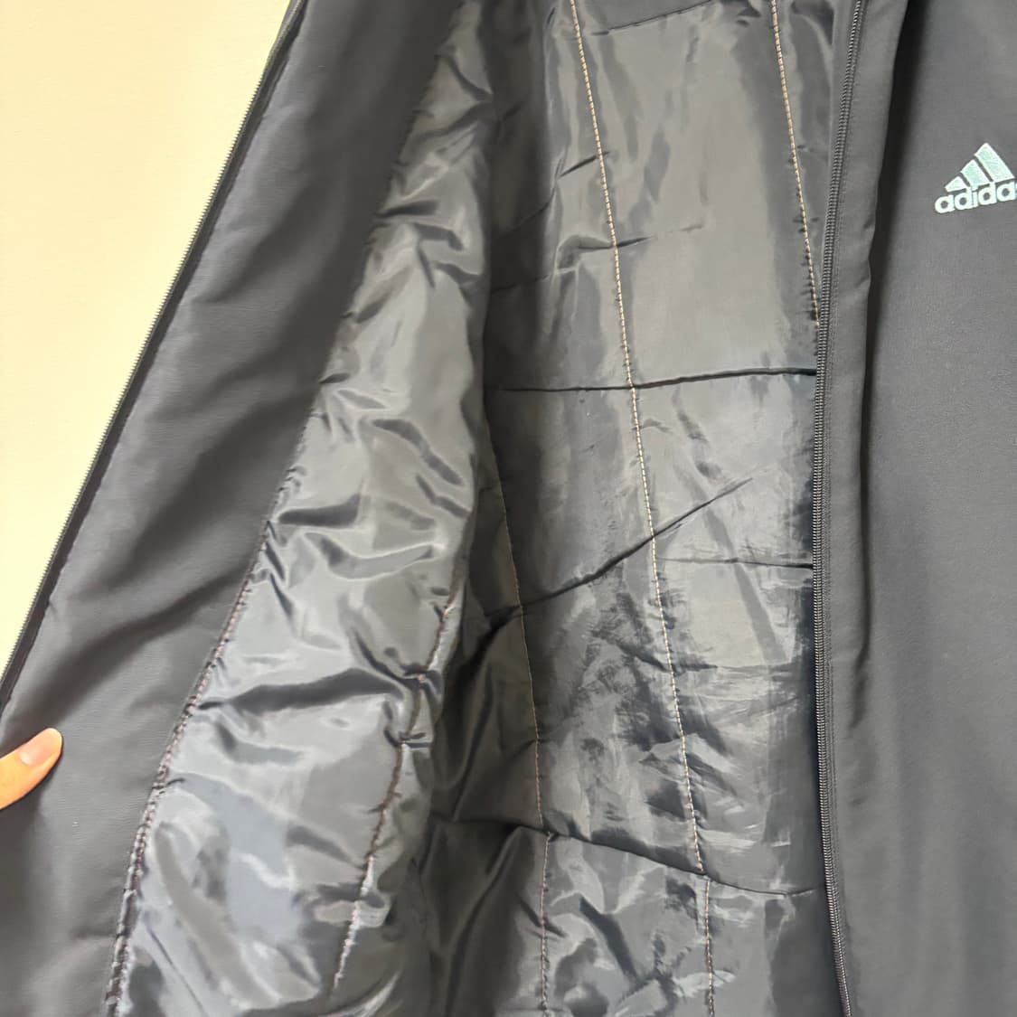 초희귀) 아디다스 블랙/하늘 조합 삼선 바람막이 점퍼 상품이미지8