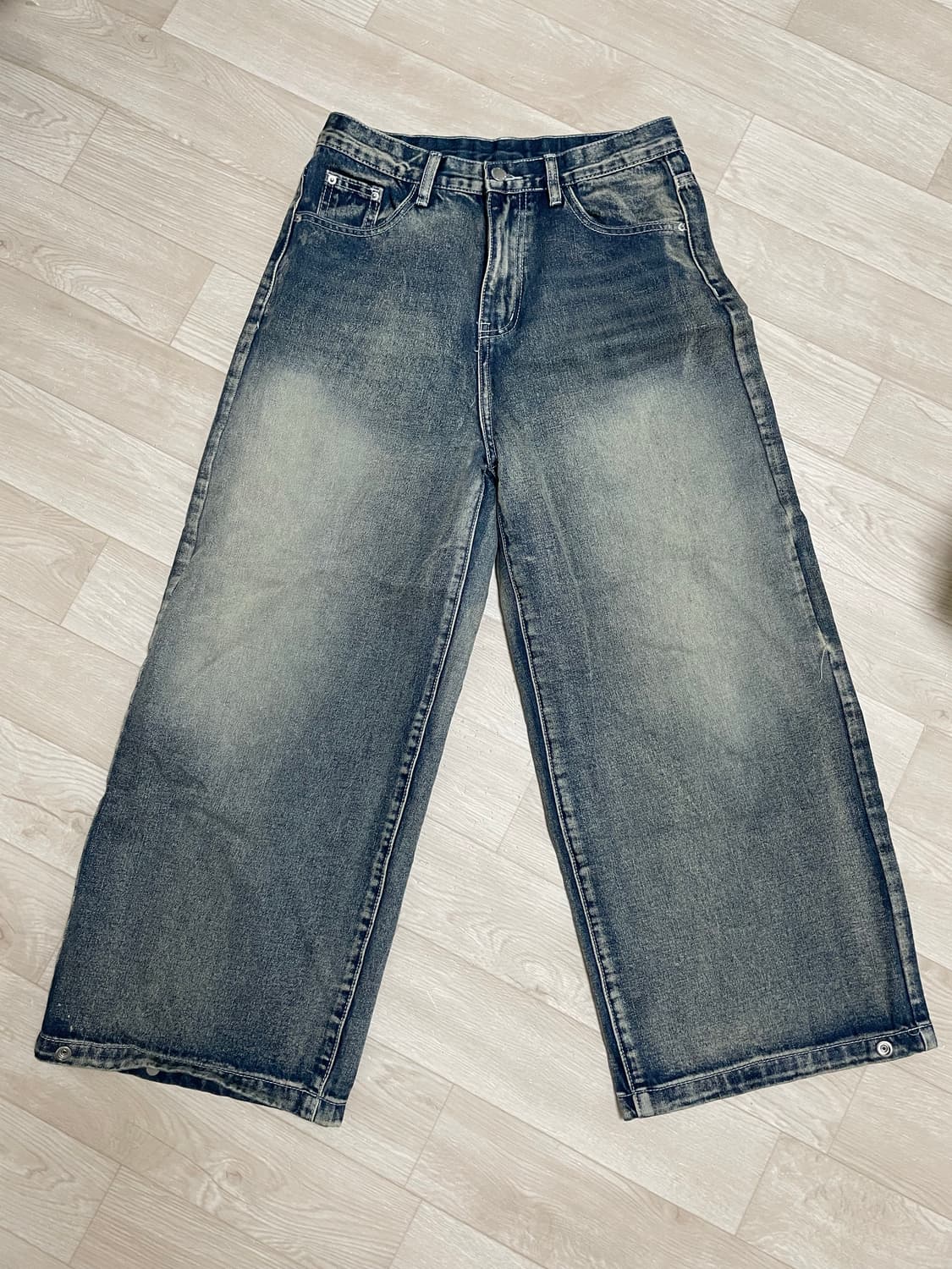 빈티지 중청 팬츠 미디움 상품이미지1