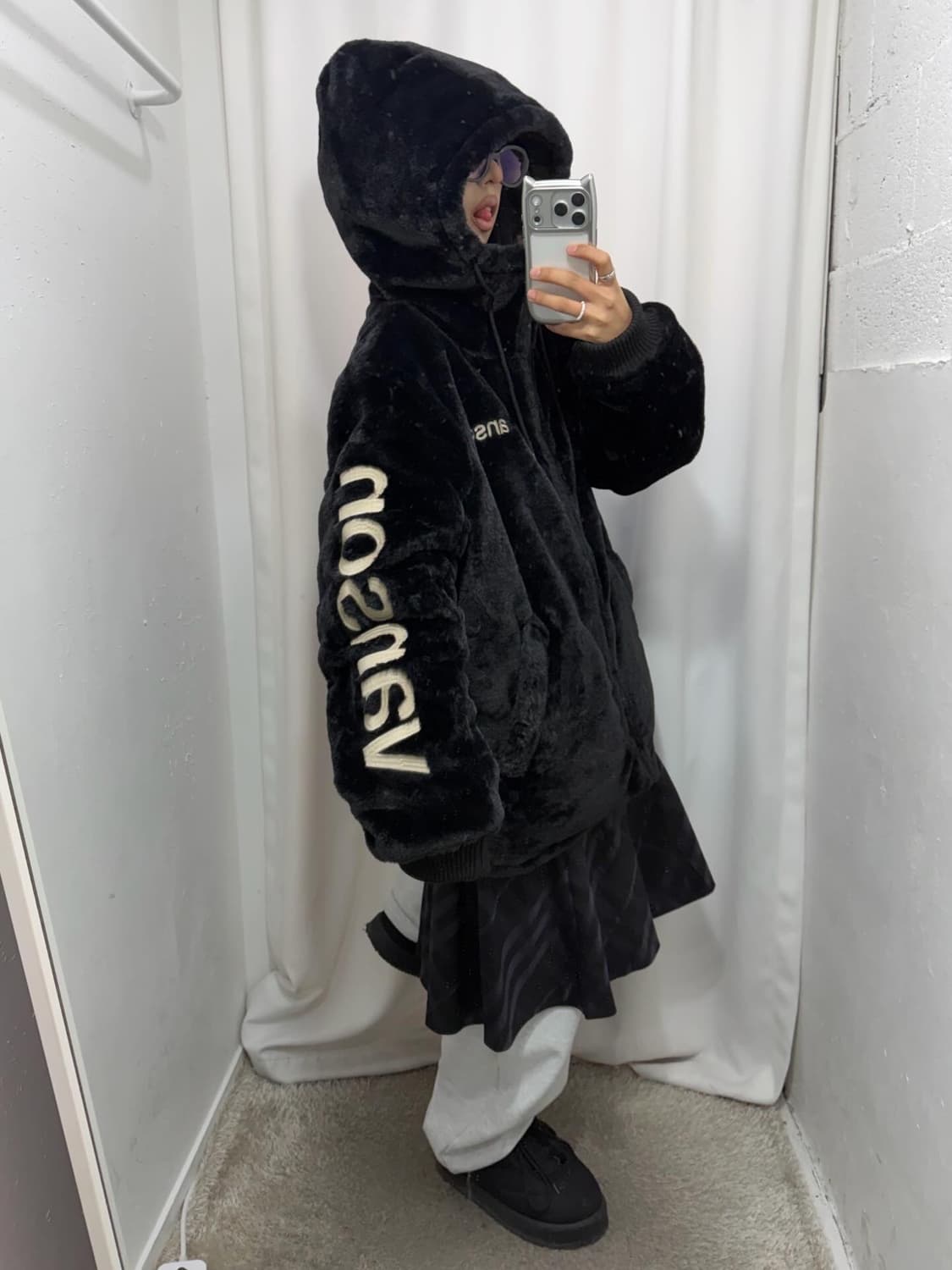 Vanson Reversible Camouflage Fur Jacke 상품이미지5