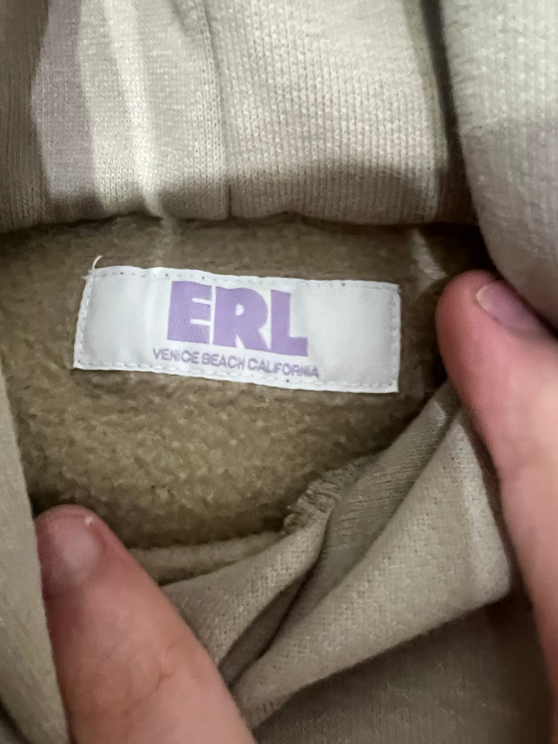 ERL 웨이브 후디 브라운 상품이미지4