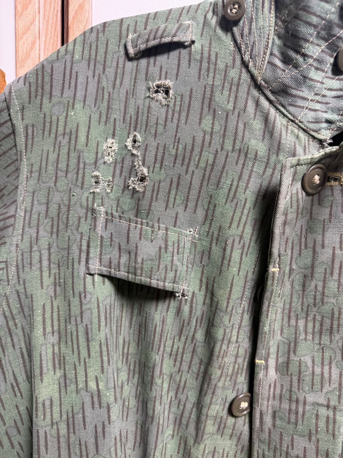 60s 체코 군 m-60 필드 자켓 레인드랍 카모 상품이미지4