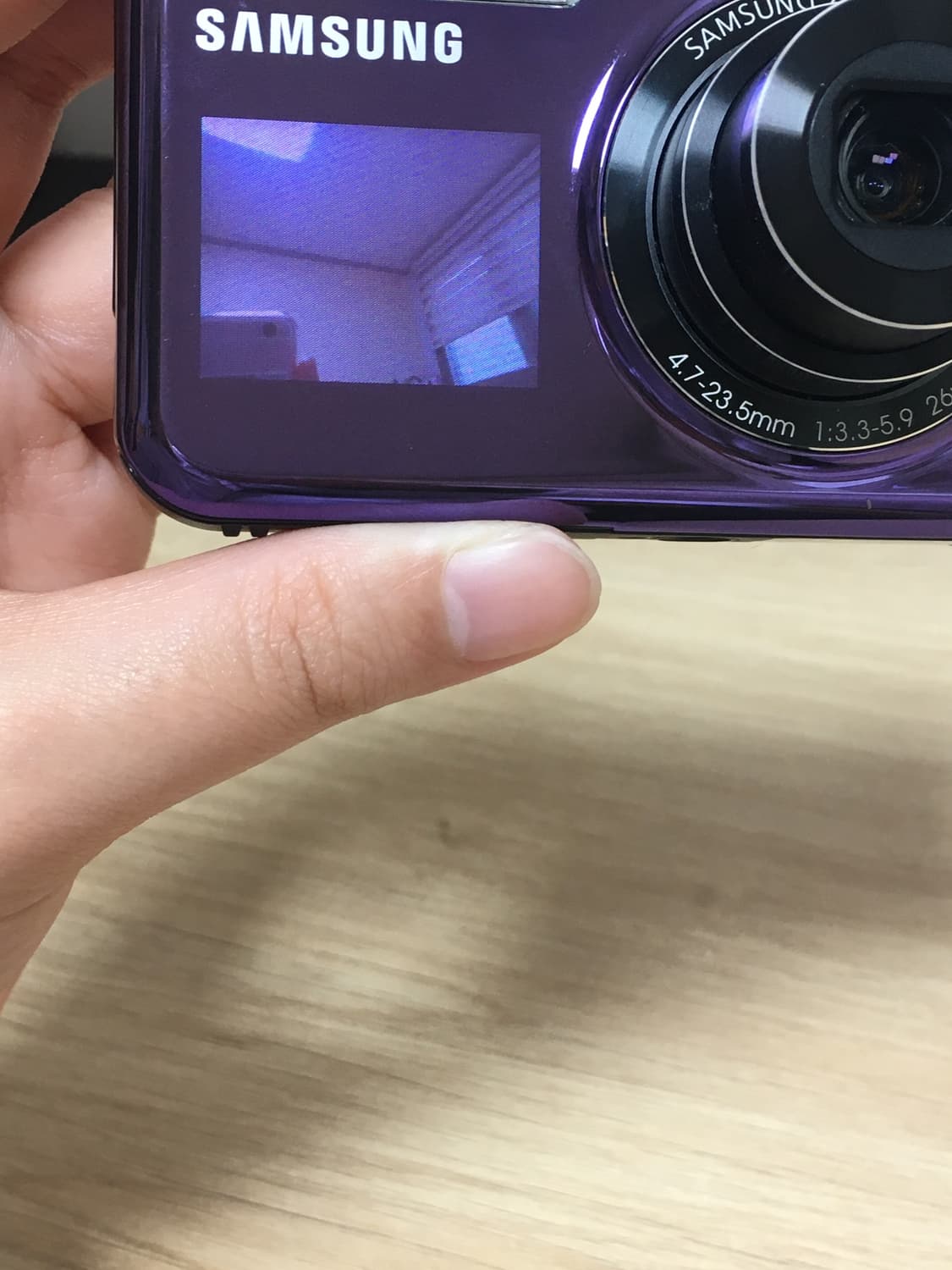 삼성 VLUU PL171 보라색 디지털 카메라 한효주 디카 희귀 컬러 상품이미지8