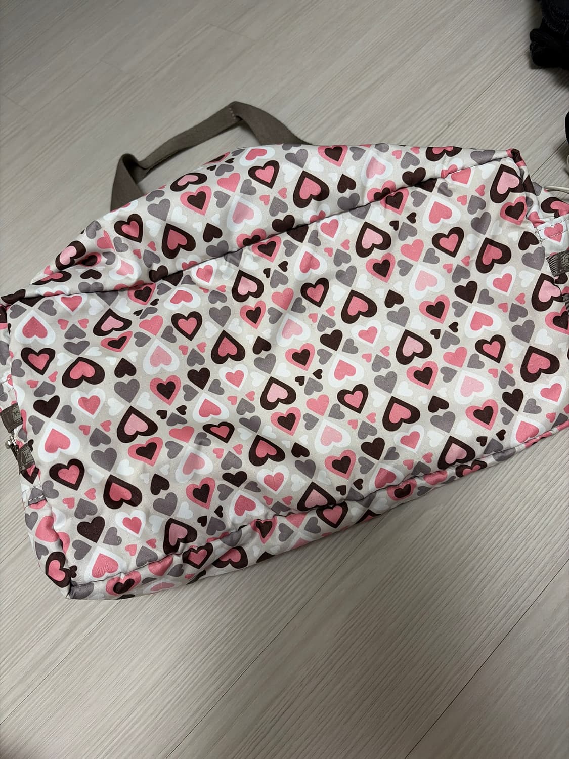 갸루맛 레스포삭 하트 땡땡이 숄더백 상품이미지8