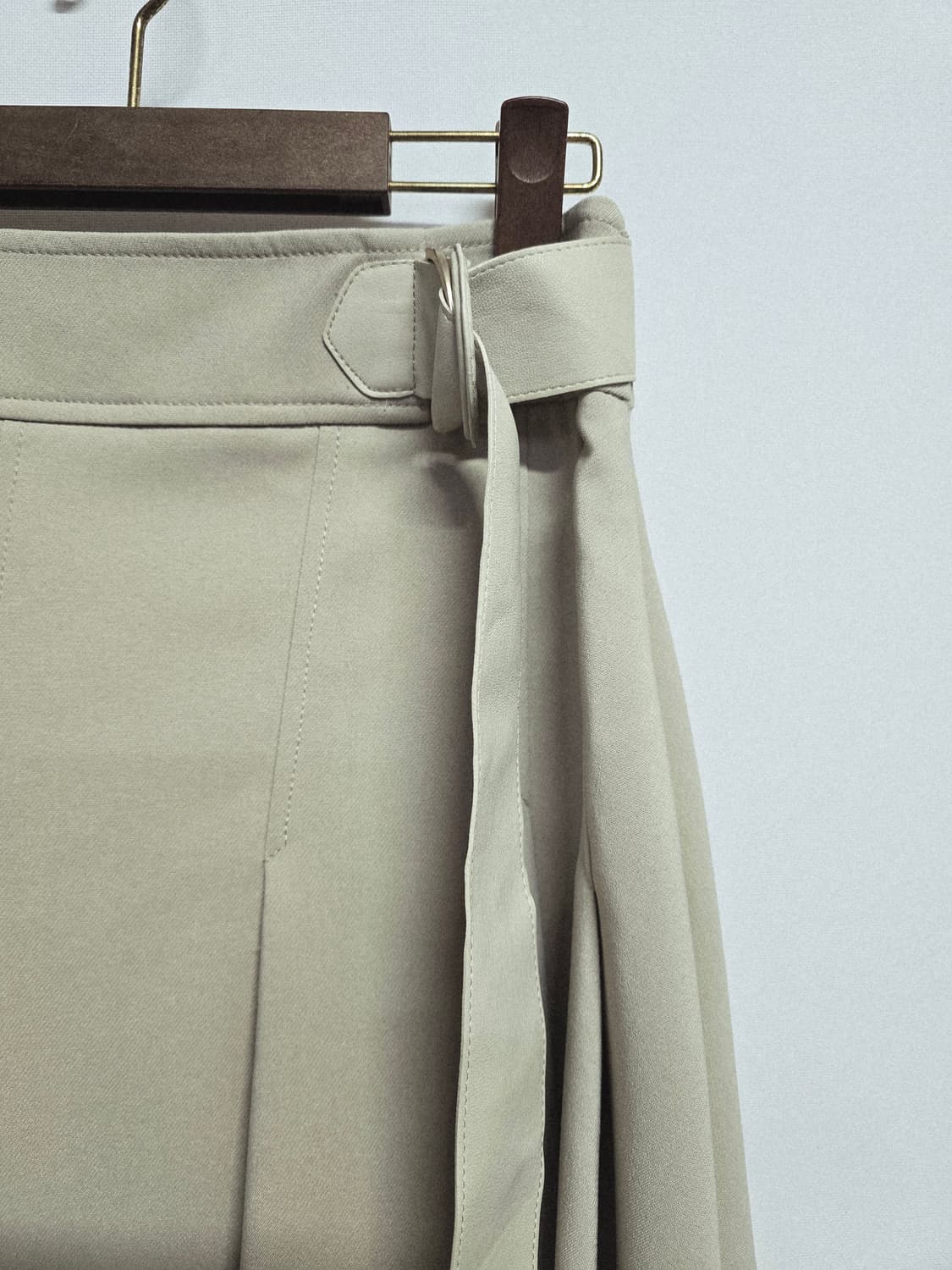 시슬리  플리츠 벨트 스커트 상품이미지2