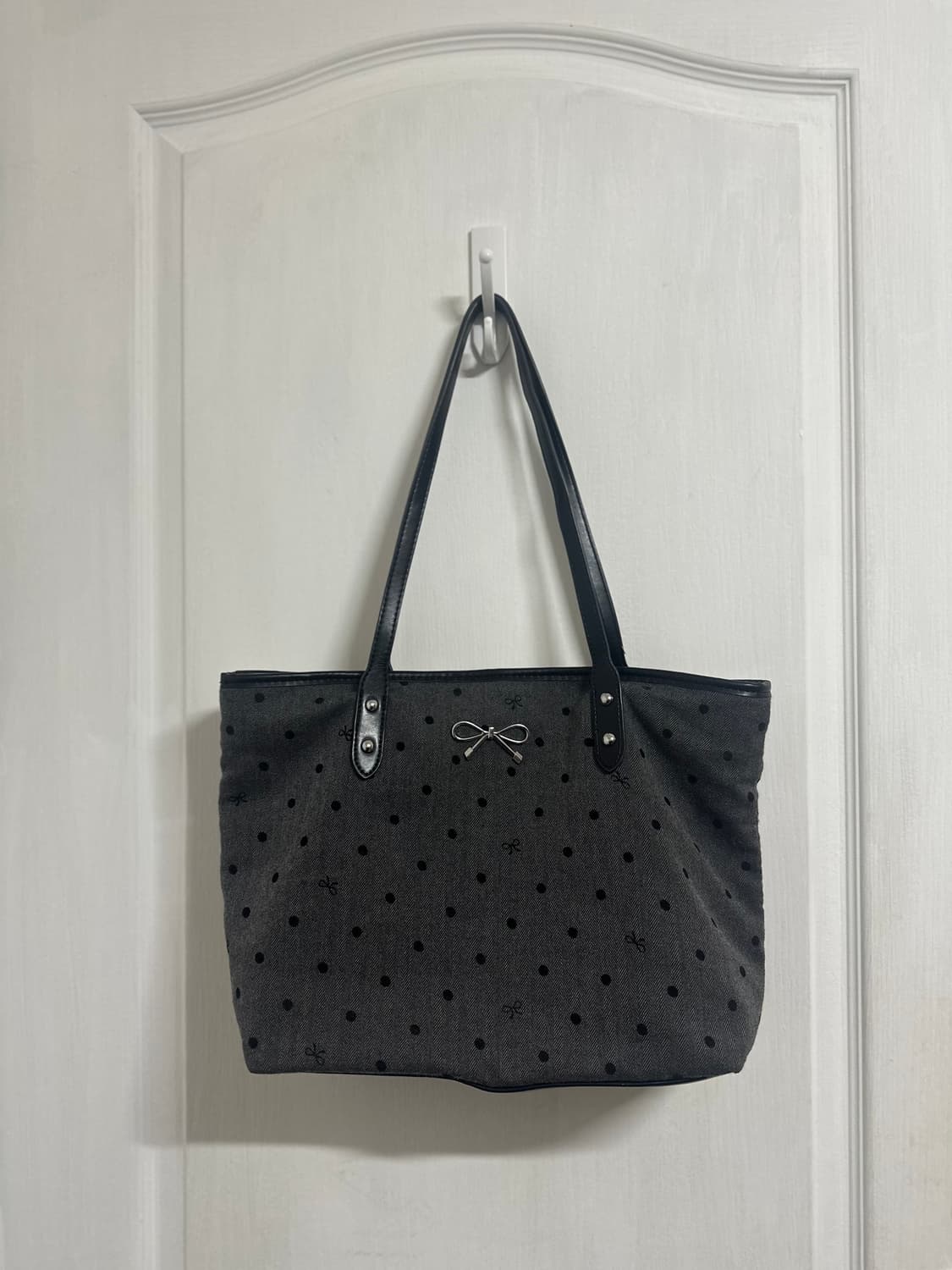 리본&도트무늬 숄더백 도쿄걸 모리걸 상품이미지1