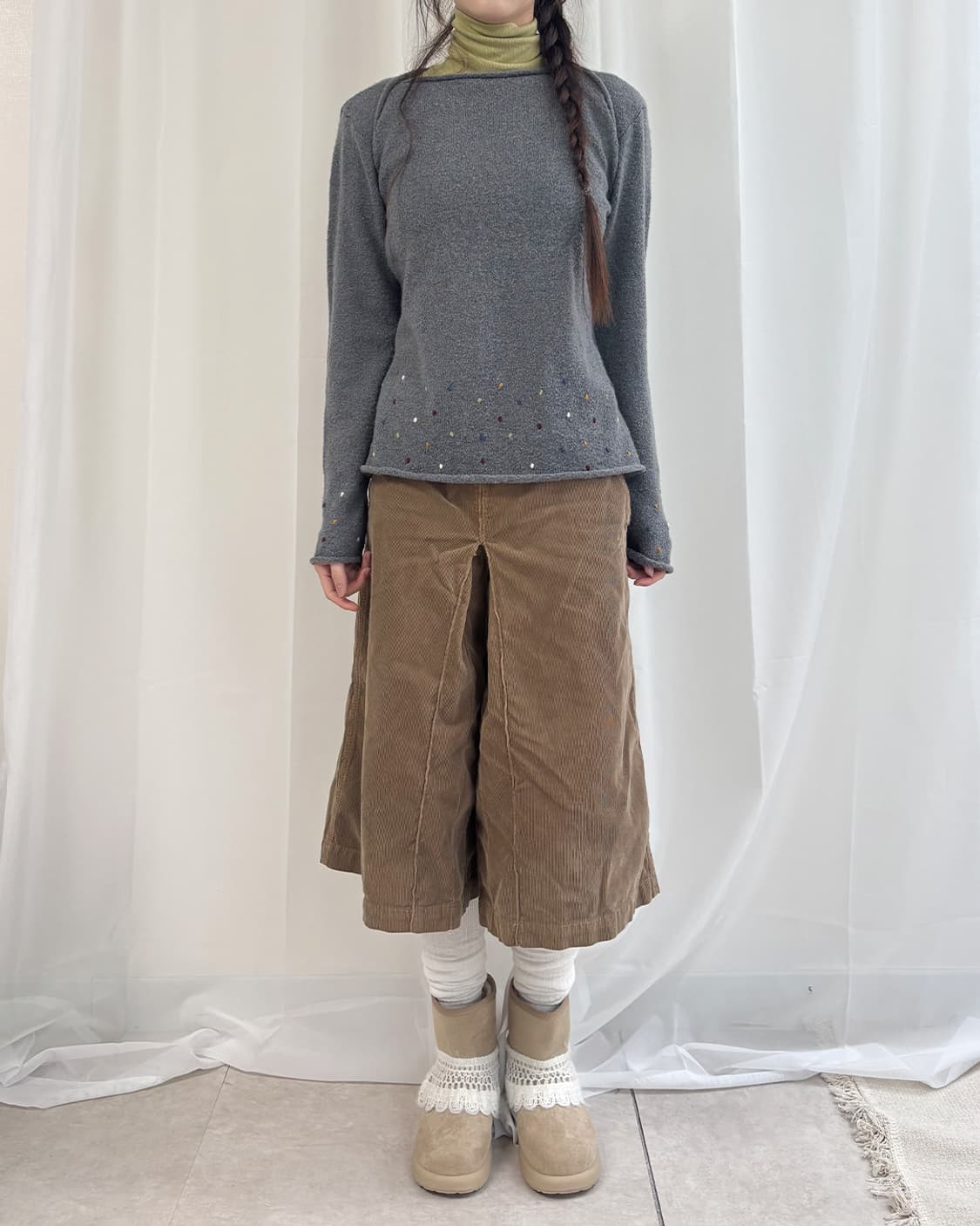 SHIPS corduroy wide culottes pants 상품이미지8