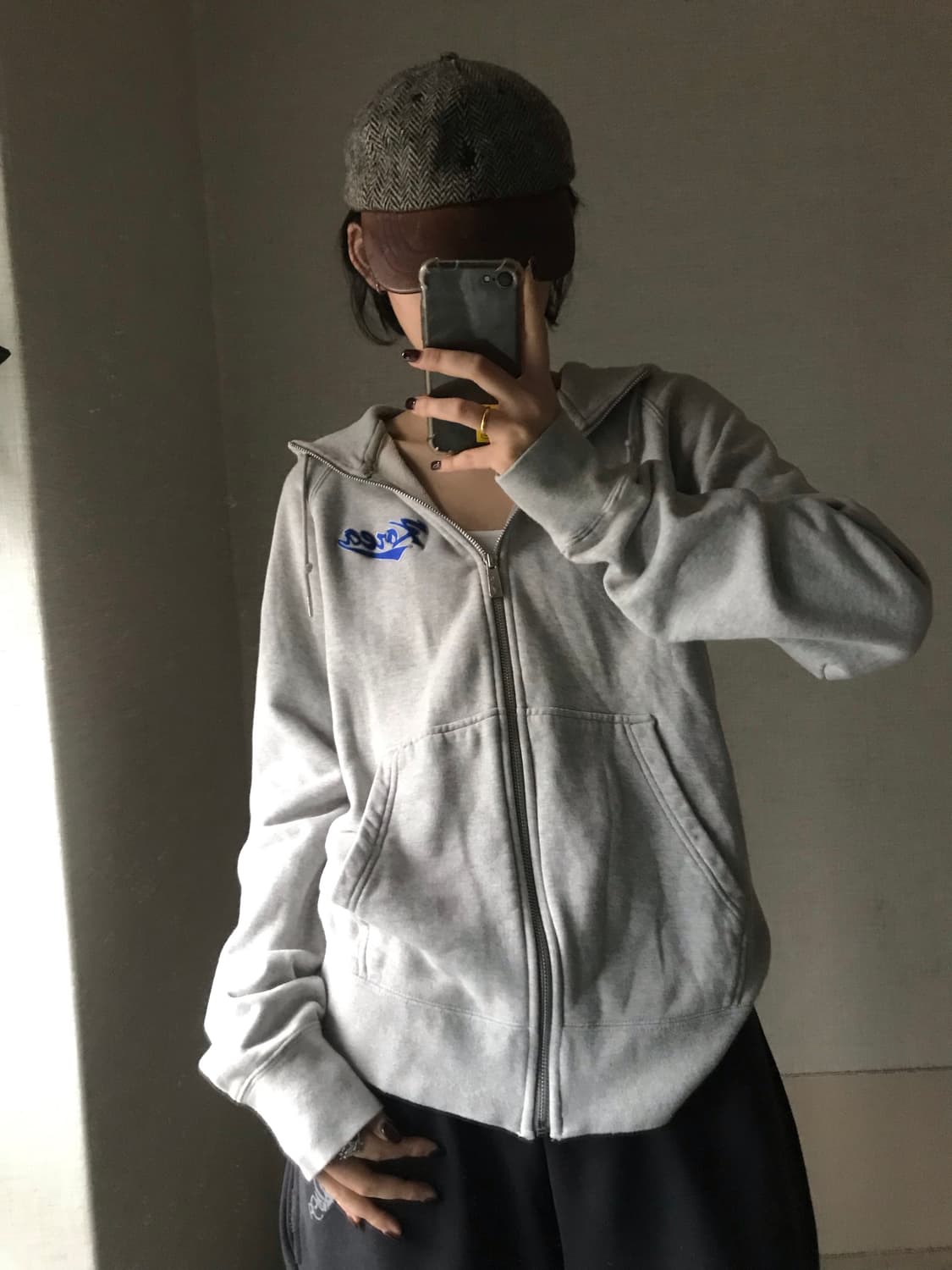나이키 코리아 그레이 후드집업 상품이미지2