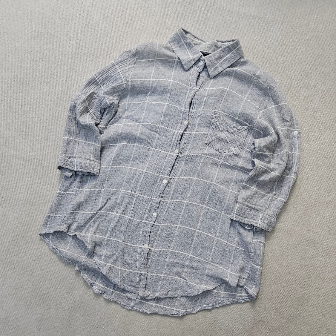 95 JNB 여성 체크 긴소매 버튼업 셔츠 402Y 상품이미지1