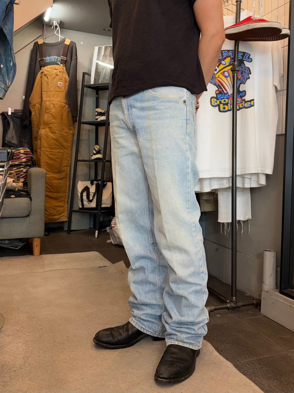 90’s Levi’s 517 USA washed denim pants 상품이미지2