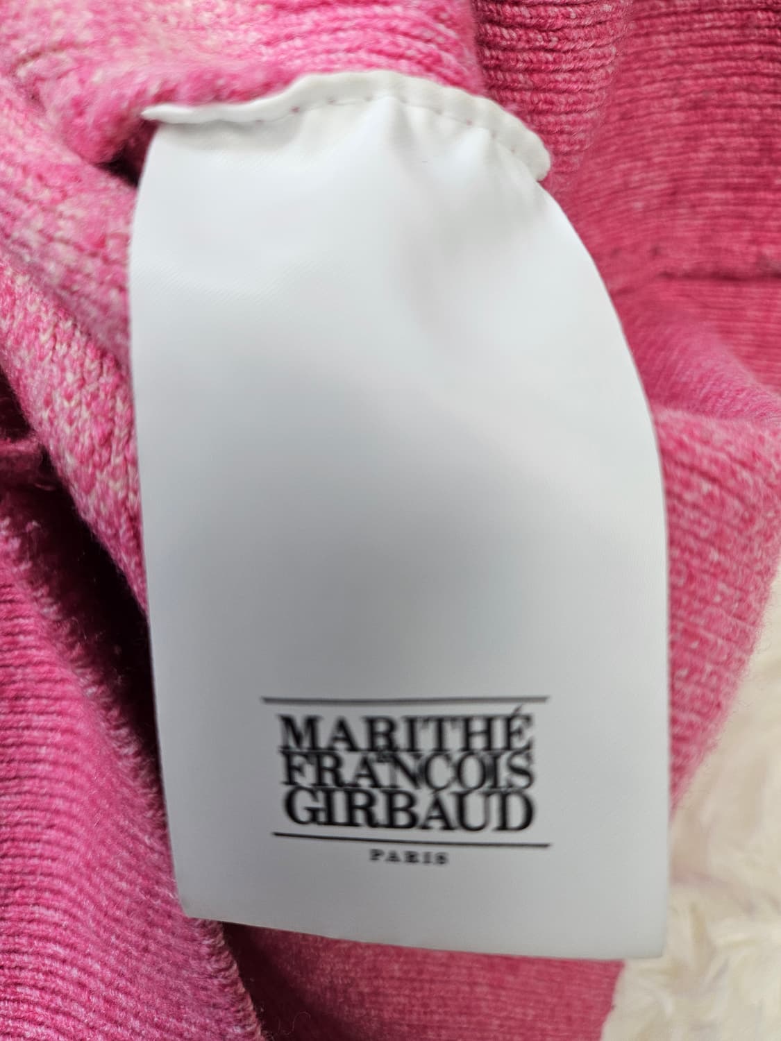 마리떼 프랑소와 저버 핑크 니트 크롭탑 S 상품이미지5