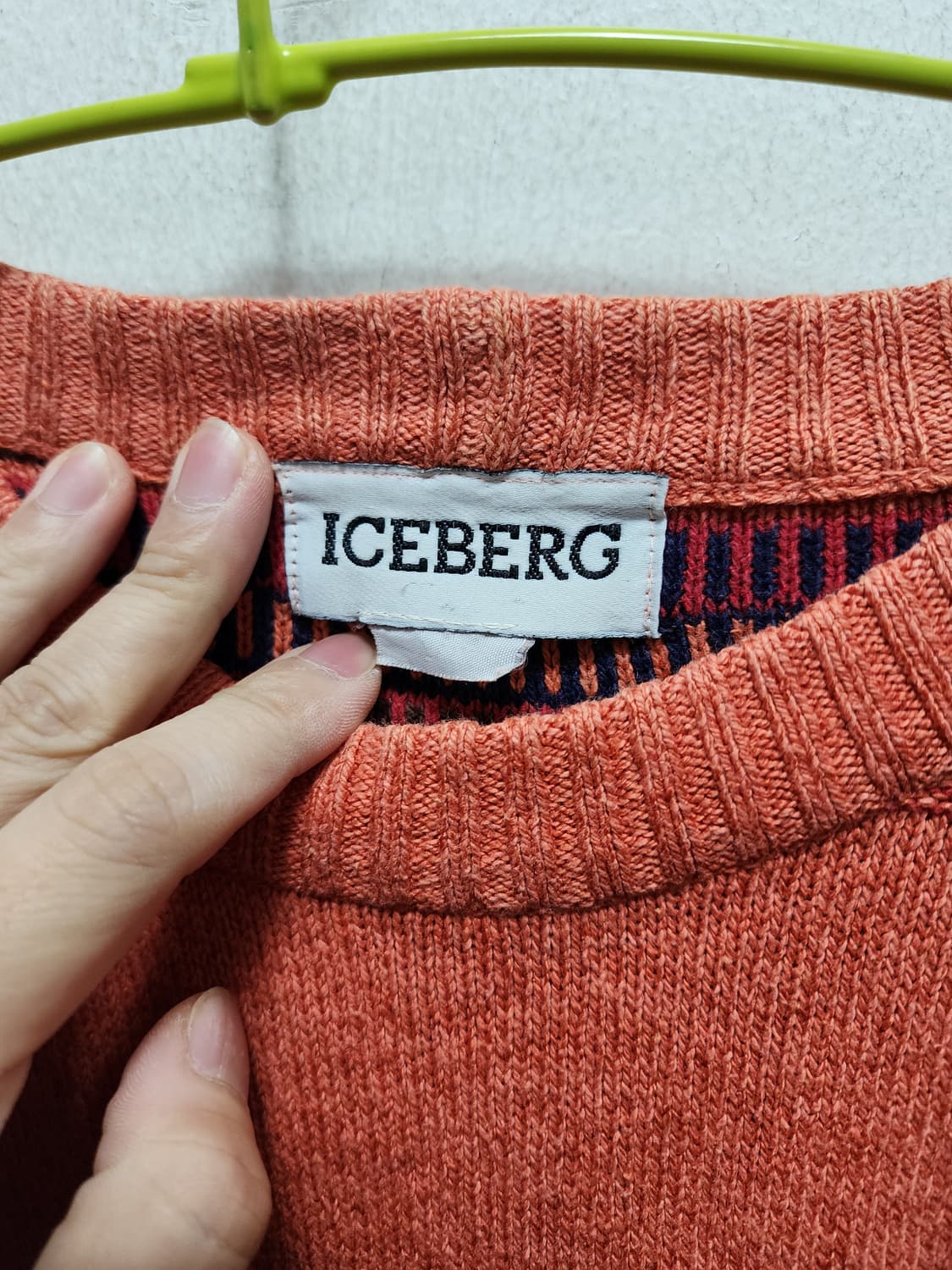 ICEBERG 아이스버그 90s 캐릭터자수 니트 상품이미지6