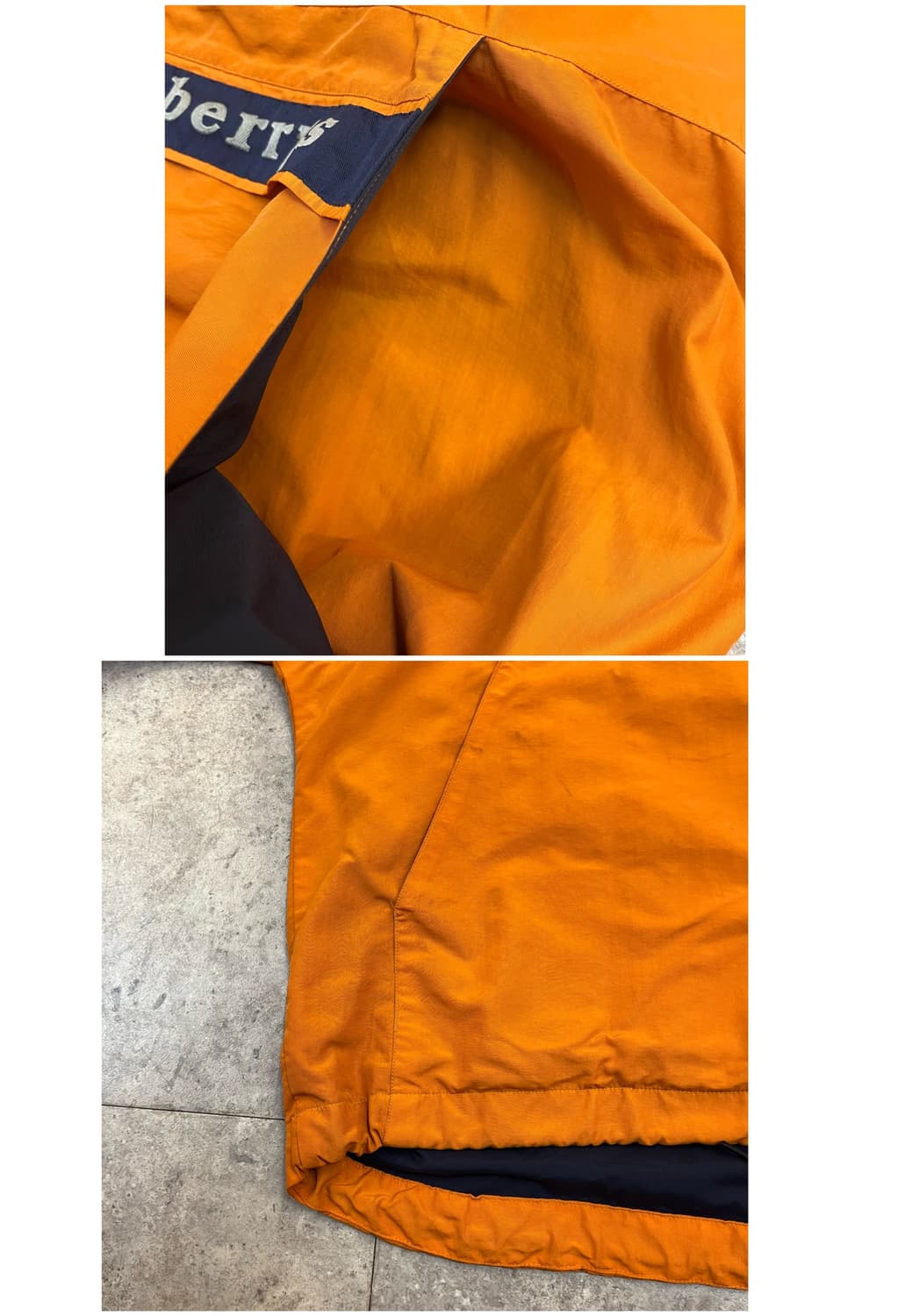 버버리 후드 아노락 자켓 오렌지 88 #csz2172 상품이미지7