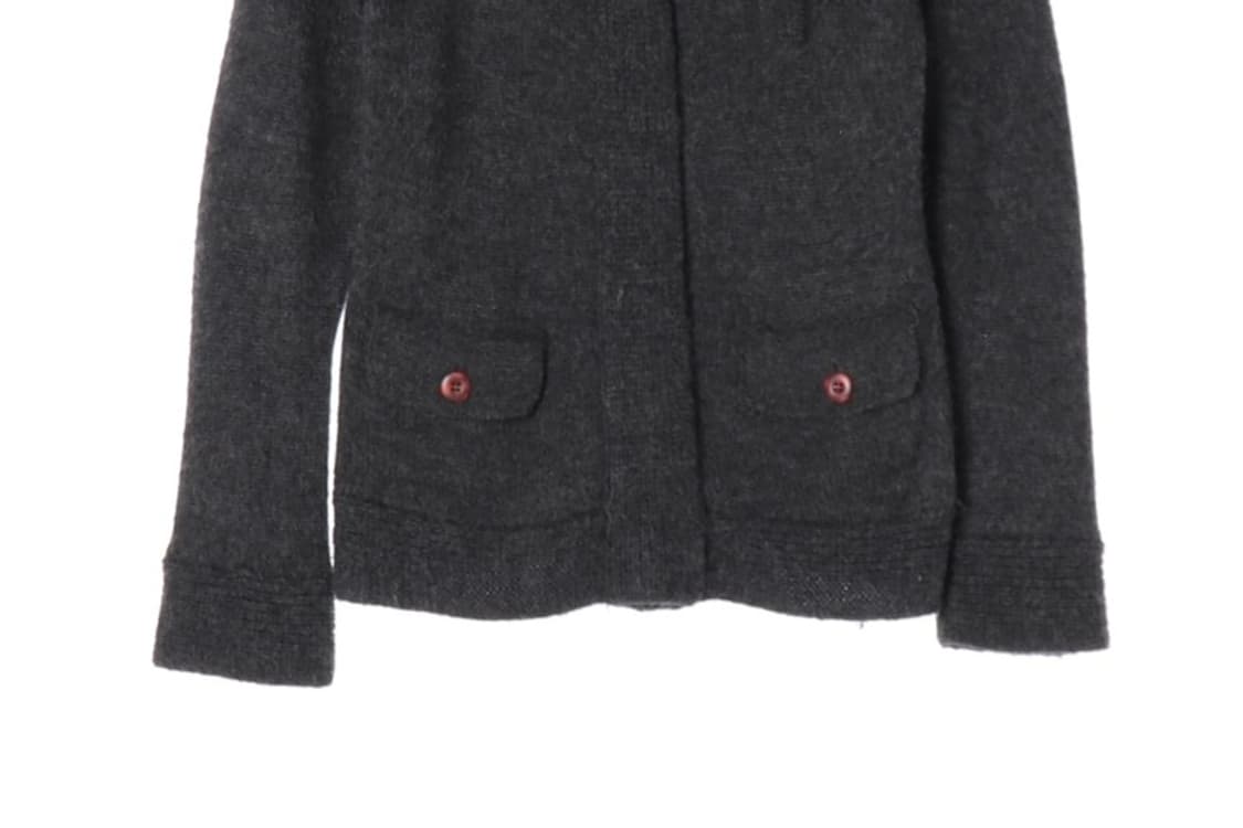 JPN SAMSUNZA 램스울 니트집업 S 상품이미지4