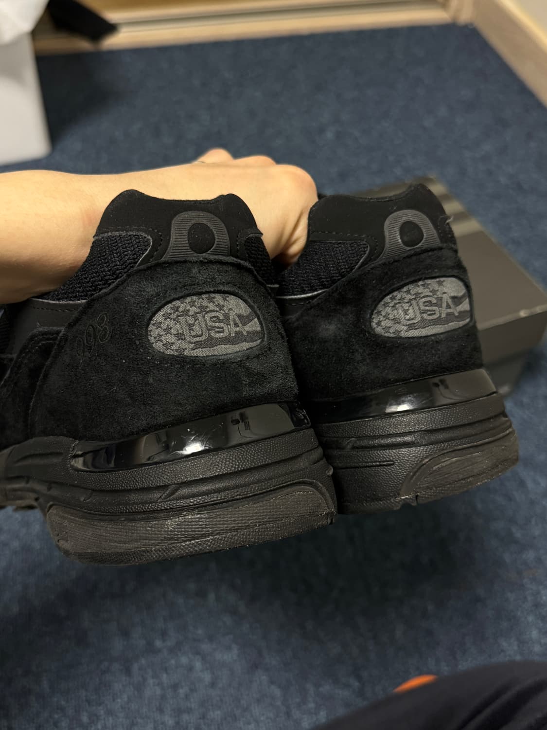 270) 뉴발란스 993 트리플블랙 usa 상품이미지8