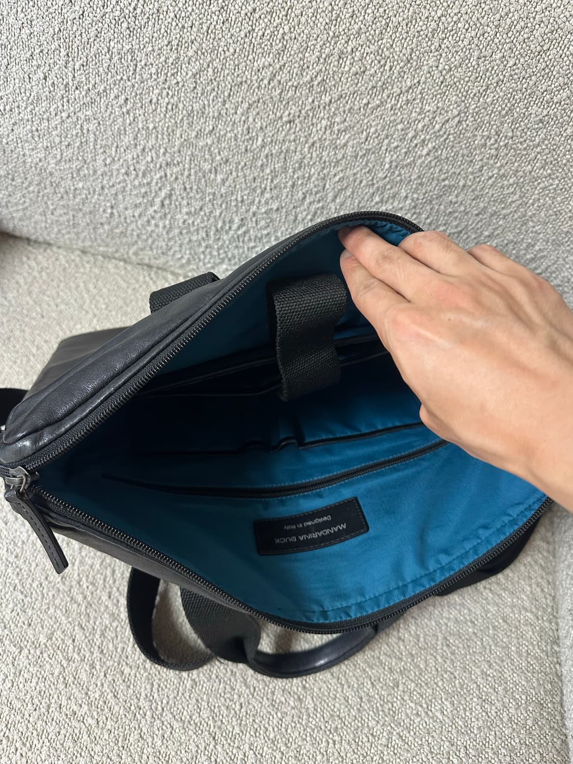 만다리나덕 가죽 서류가방, 여행가방 팝니다 상품이미지7