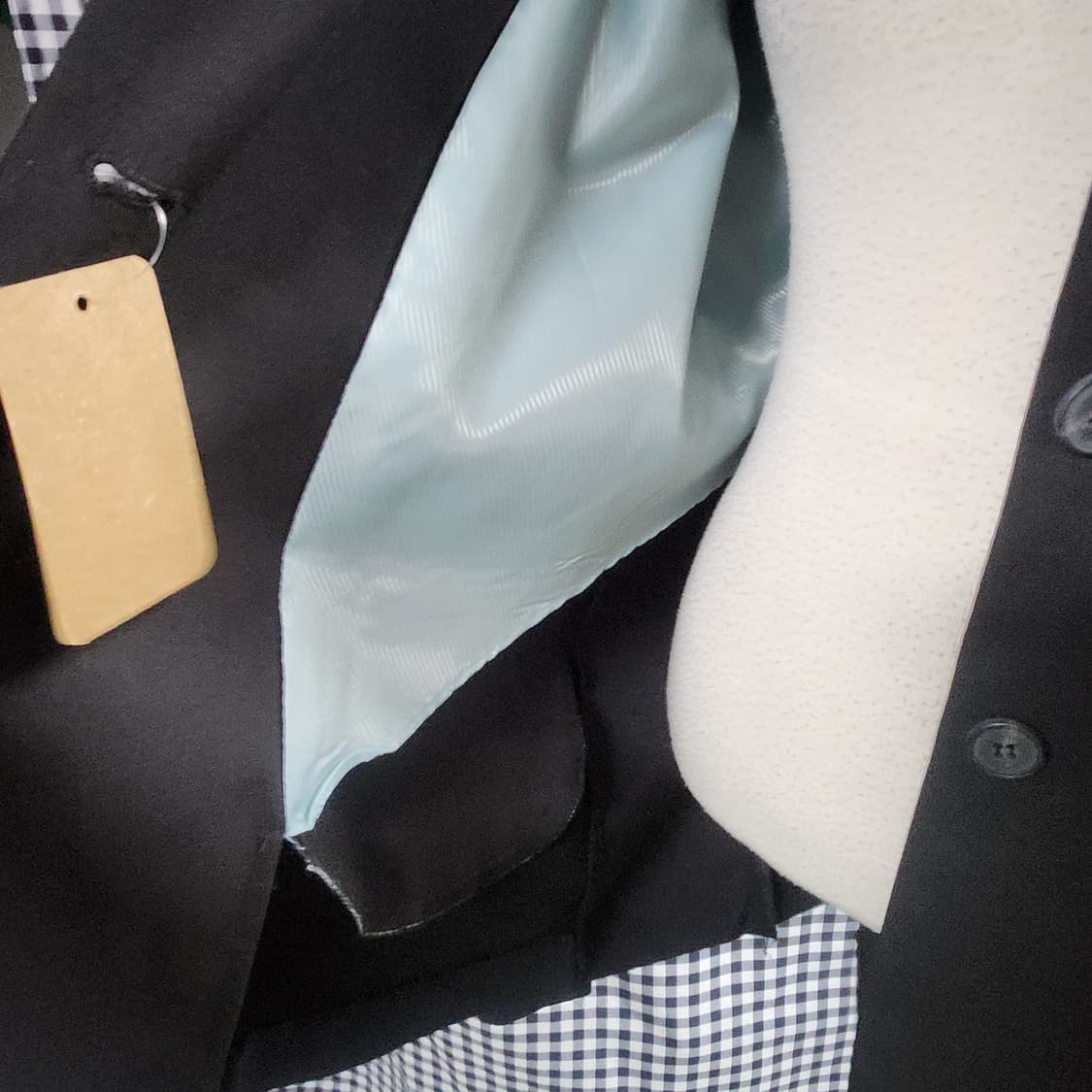 백 스트랩 디테일 블랙 테일러드 자켓 / 유니크 스트릿 무드 상품이미지5