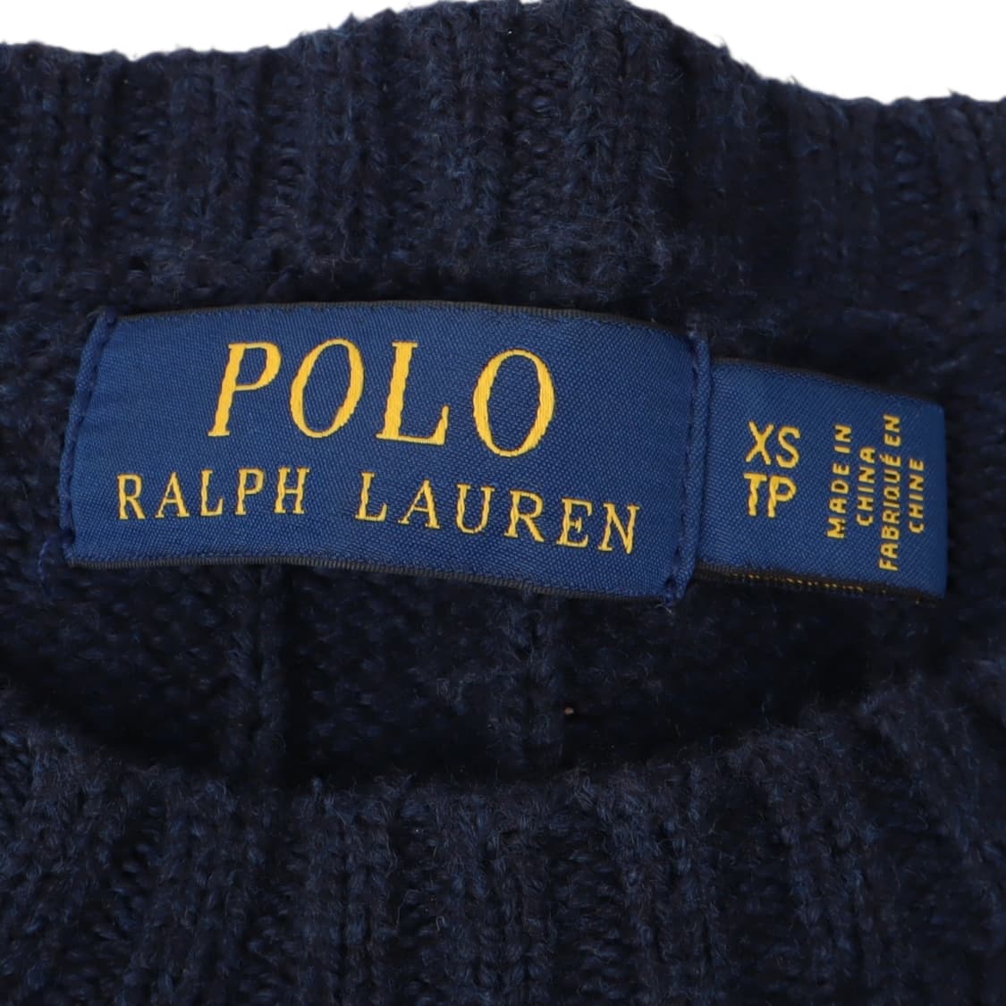 폴로 랄프로렌 네이비 케이블 니트 스웨터 상품이미지8