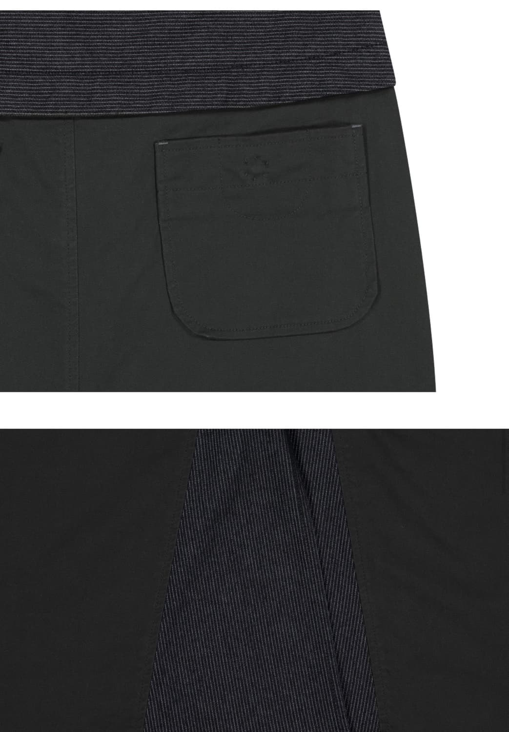 코이세이오 웨이스트 패널 스커트 차콜 2size 상품이미지4