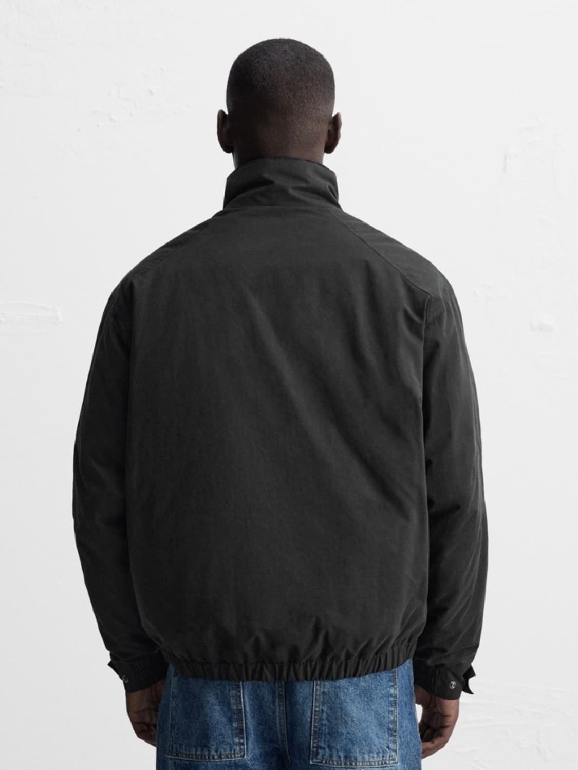 [M] 자라 패딩 보트 점퍼 블랙 상품이미지2