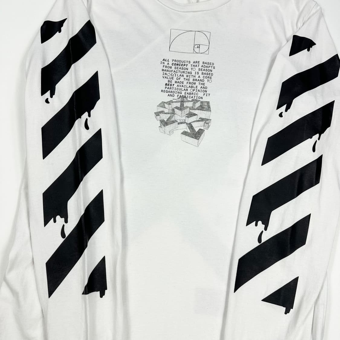 오프화이트 20ss 애로우 프린팅 롱슬리브 XL 상품이미지5
