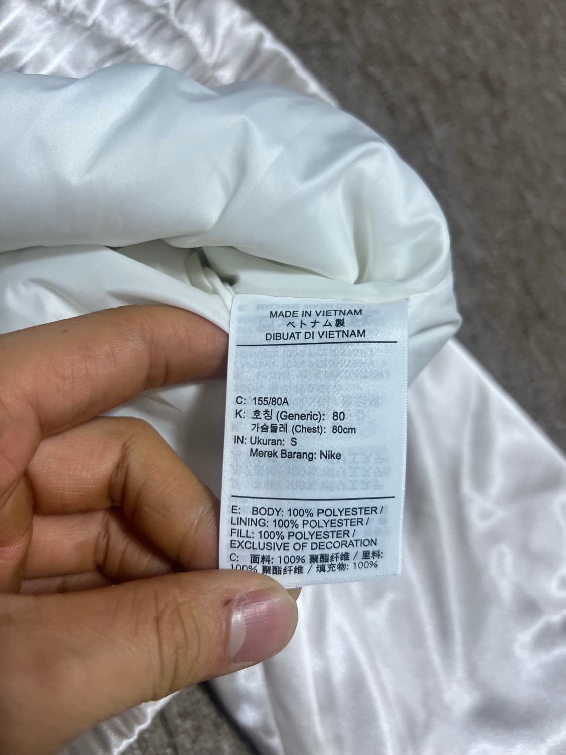 여성) 나이키 크롭 후드자켓 S 상품이미지5