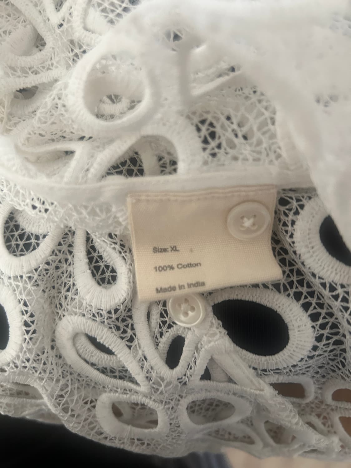 [XL] bode 보디 프림로즈 레이스 셔츠 상품이미지5