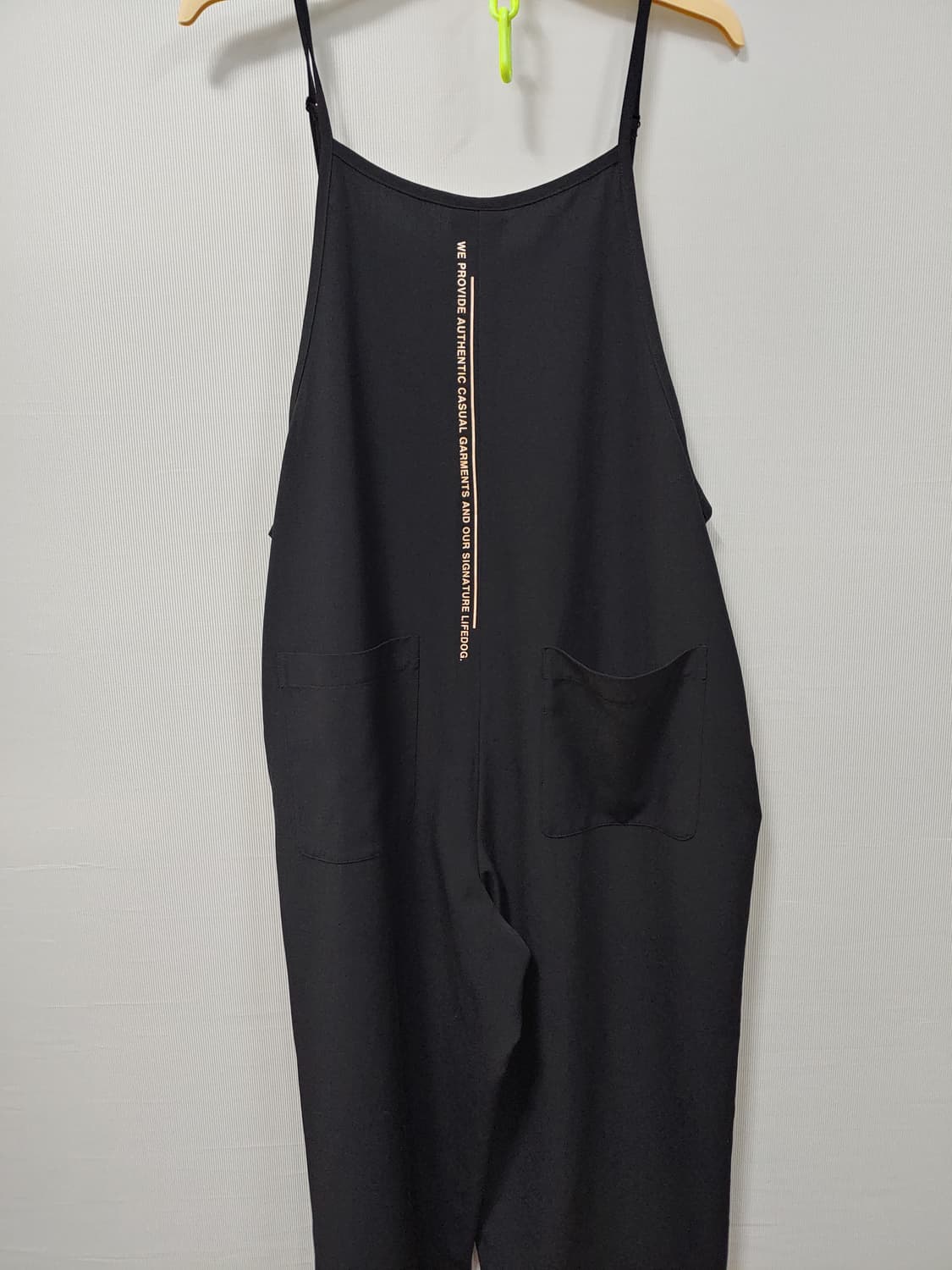 라이프워크 블랙 멜빵 점프수트 F 상품이미지2