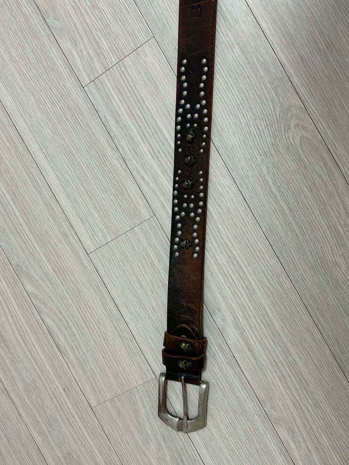 버커루 해골 벨트 상품이미지4